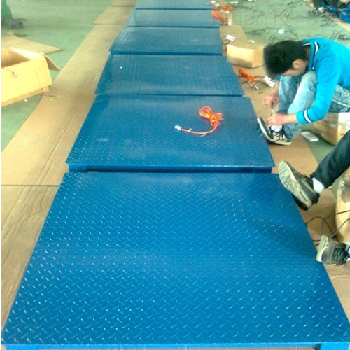 帶斜坡單層電子地磅秤,帶斜坡電子磅秤廠家,帶斜坡上海電子地磅