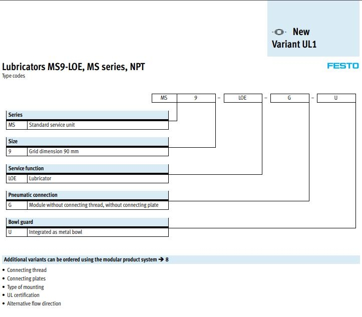 MS9-LOE资料图片FESTO气动元件